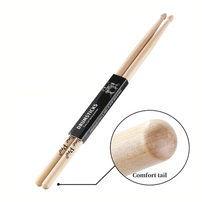 Softline Pro Maple Wood Drumstick for Percussion Instrument, Comfortable Wooden Stick, 15.98inch Drumstick (SP DS 5A)