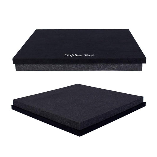 Softline Pro Studio Monitor Acoustic Isolation Pad High-Density Foam Speaker Isolation Pad for 6"–10" Monitors Dual Height Design Sound Improvement & Vibration Reduction SP68 – Single