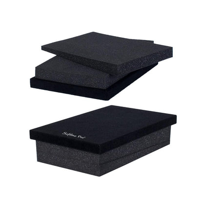 Softline Pro Studio Monitor Acoustic Isolation Pad High-Density Foam Speaker Isolation Pad for 6"–10" Monitors Dual Height Design Sound Improvement & Vibration Reduction SP68 – Single