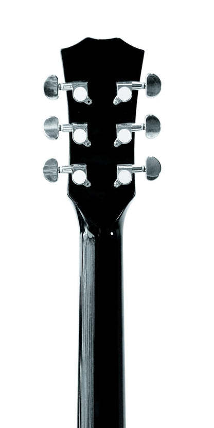 Gibz's Guitar G39EQ Glossy Semi Acoustic Guitar with Fishman Pickup, Truss Rod and Padded Bag