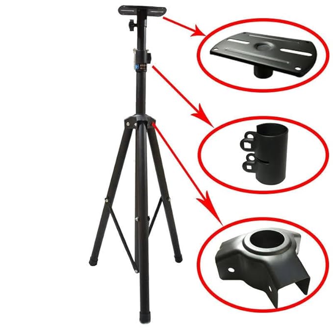 Softline Pro SP07 Heavy Duty Height Adjustable Outdoor Tripod Speaker Stand