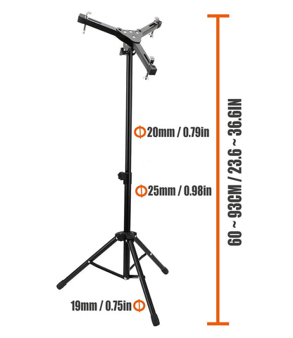 Softline Pro 12" & 10 Corners Dumbed Drum Practice Pad Kit, Double Side with Stand (SP-DPPK-410-KIT-OG)