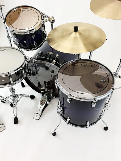 Softline Pro SP DHM 220C Clear Bass Drum Head/Skin, 20" 2 Plies 1.8 Mil Mylar Material (20" Clear -2 Plies)