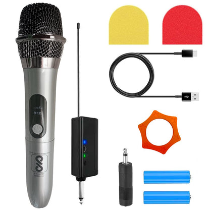 Softline Pro UHF Single Wireless Dynamic Microphone with Rechargeable Receiver & Handheld Mic (SP SHWL MIC-G)