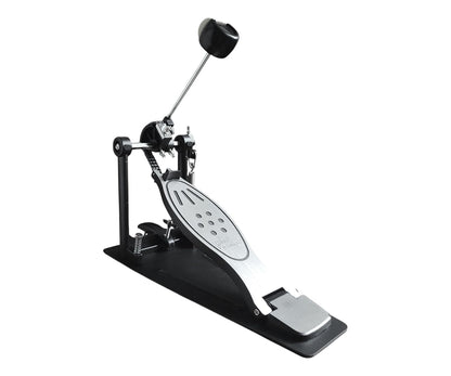 Softline Pro SP 530 Single Bass Drum Pedal Double Chain Drive Kick Pedal with Power Glide Cam Adjustable Spring Tension & Beater Angle Heavy Duty Drum Pedal for Acoustic & Electronic Drums Single Bass Drum Pedal Sprocket-less Double Chain Drive Kick Pedal