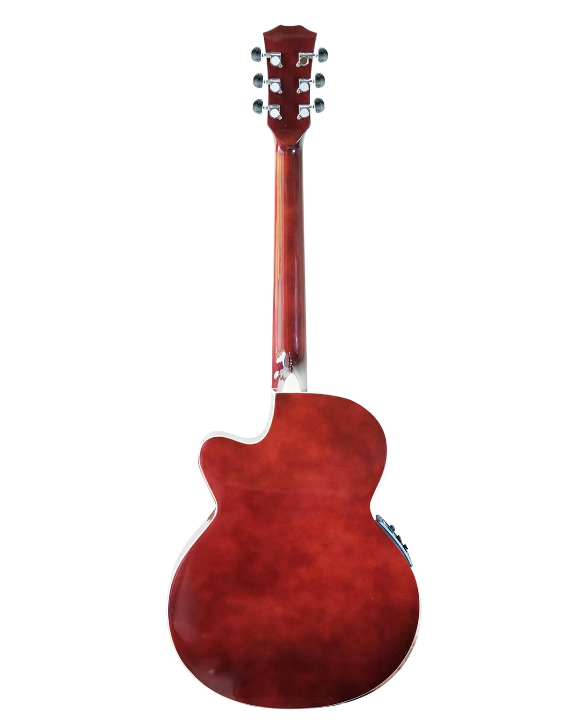 Gibz's Guitar G39EQ Glossy Semi Acoustic Guitar with Fishman Pickup, Truss Rod and Padded Bag (RB)