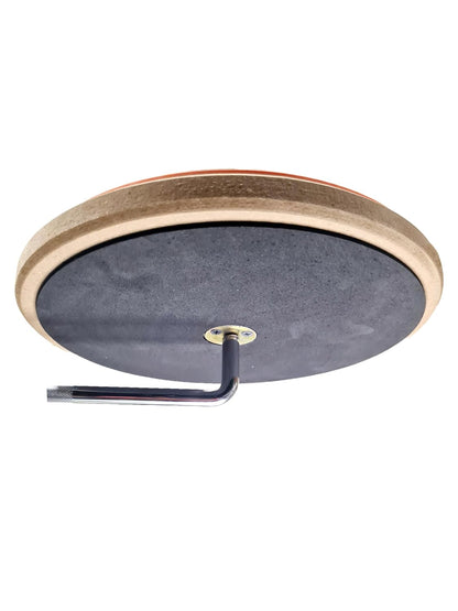 Softline Pro SP DPPRK-5PC Drum Practice Pad Set, 10" and 8" Round Pad, 12" Cymbal, Muted Rubber with Drum Pedal