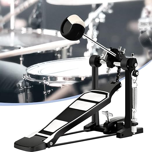 Softline Pro SP-DB-Premium Drum Beater,Bass Drum Pedal Hammer with Felt & Plastic Beater Heads and Stainless Steel Shaft, Fits Most Bass Drum Pedal (Round - BK (P))