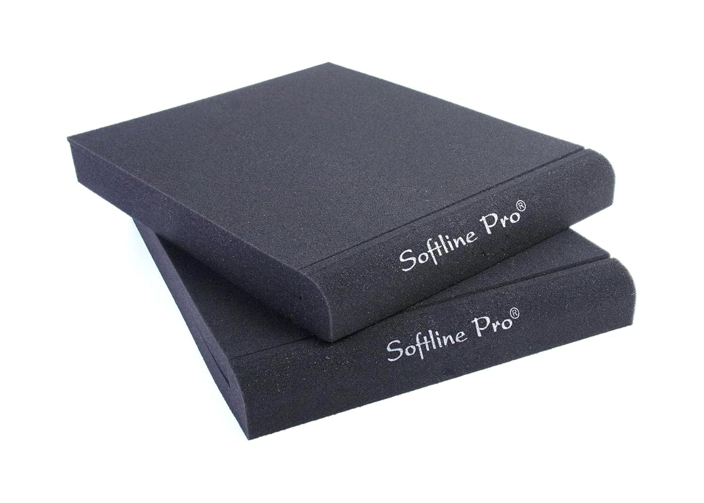 Softline Pro Acoustic Isolation Pads, Studio Monitor Speaker Isolation Foam Pads, High Density Acoustic Foam Suitable for 6"-10" Inch Speakers for Sound Improvement Prevent Vibrations SP67 (Pair)