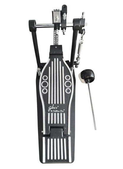 Softline Pro SP 510 Single Bass Drum Pedal Double Chain Drive Kick Pedal with Power Glide Cam Adjustable Spring Tension & Beater Angle Heavy Duty Drum Pedal for Acoustic & Electronic Drums Single Bass Drum Pedal Sprocket-less Double Chain Drive Kick Pedal