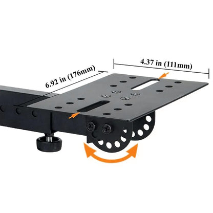 Angle and tilt adjustment close-up of speaker mount, 
Bookshelf speaker wall mount India