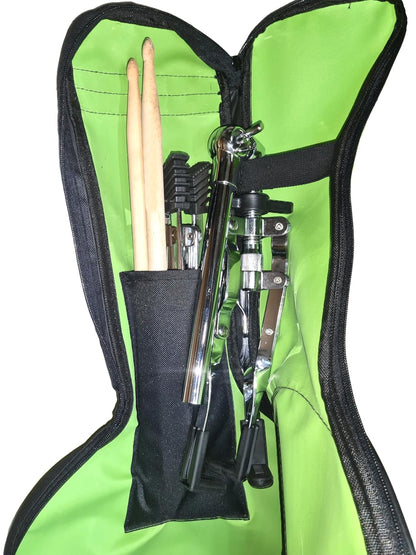 “Interior pocket or compartment inside the SP-DPP43 drum pad backpack for accessories like sticks or keys.