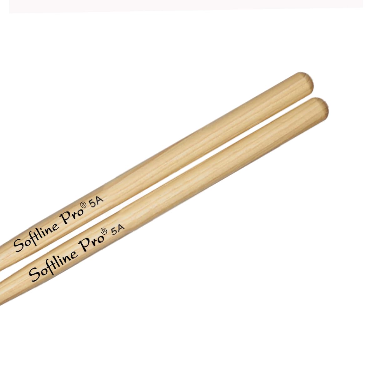 "15.98-inch lightweight maple drumstick with non-slip grip area"