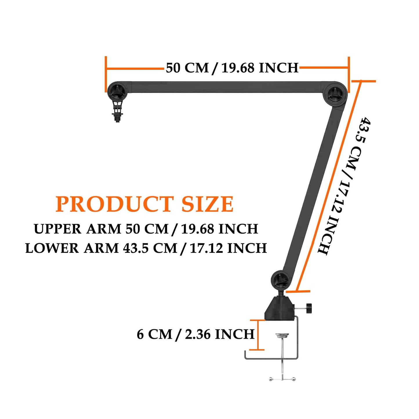 adjustable microphone stand for desk, 

microphone boom arm for streaming