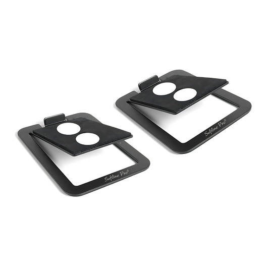 Buy Desktop speaker stands for small speakers, 
Softline Pro SP DMS1 desktop speaker stand with compact monitor speaker

