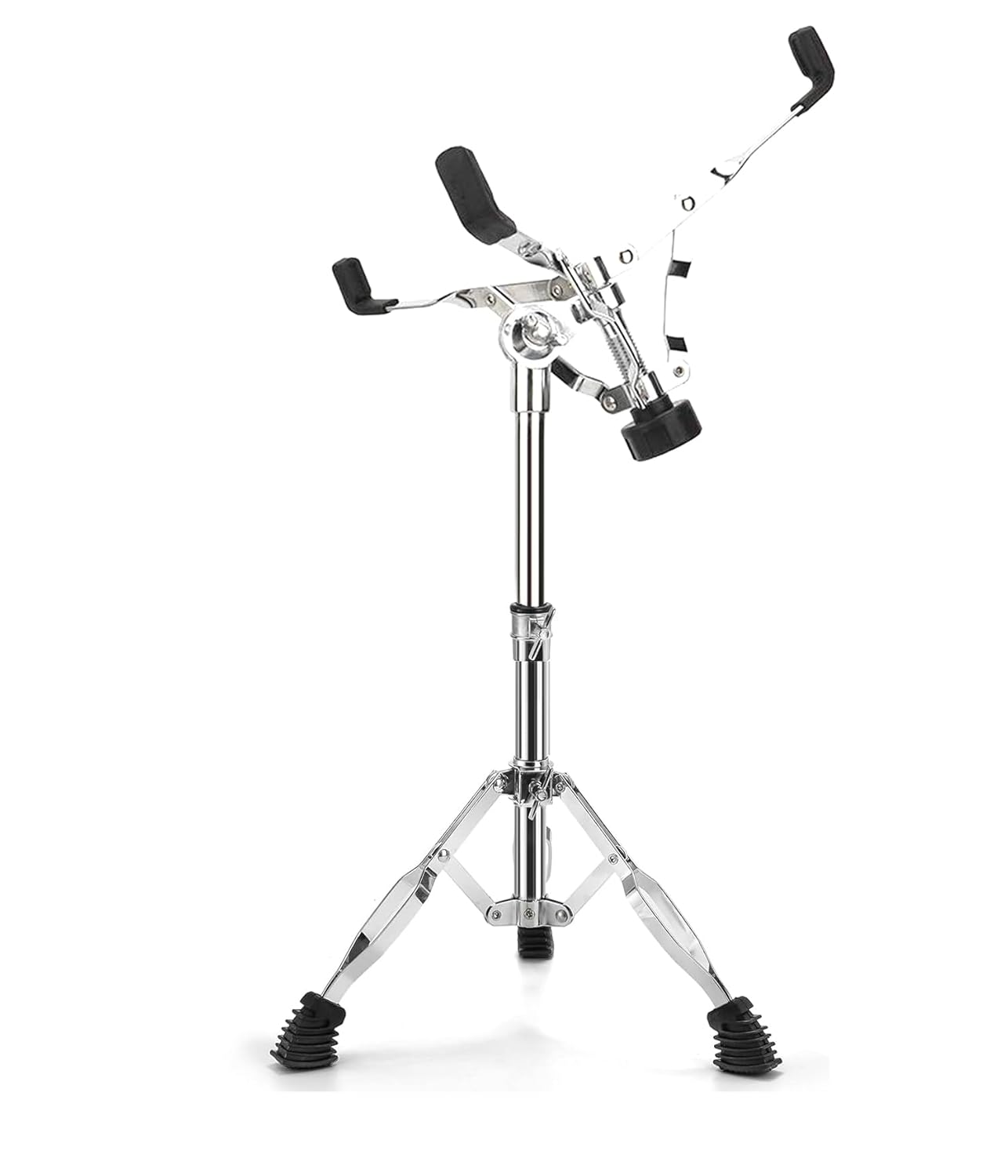 Drum stand with adjustable height on a white background