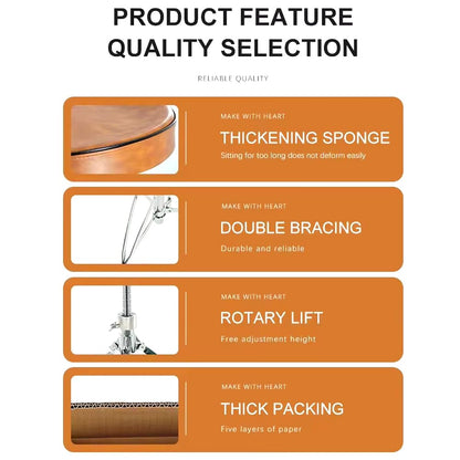 Product feature selection with thickening sponge, double bracing, rotary lift, and thick packing details