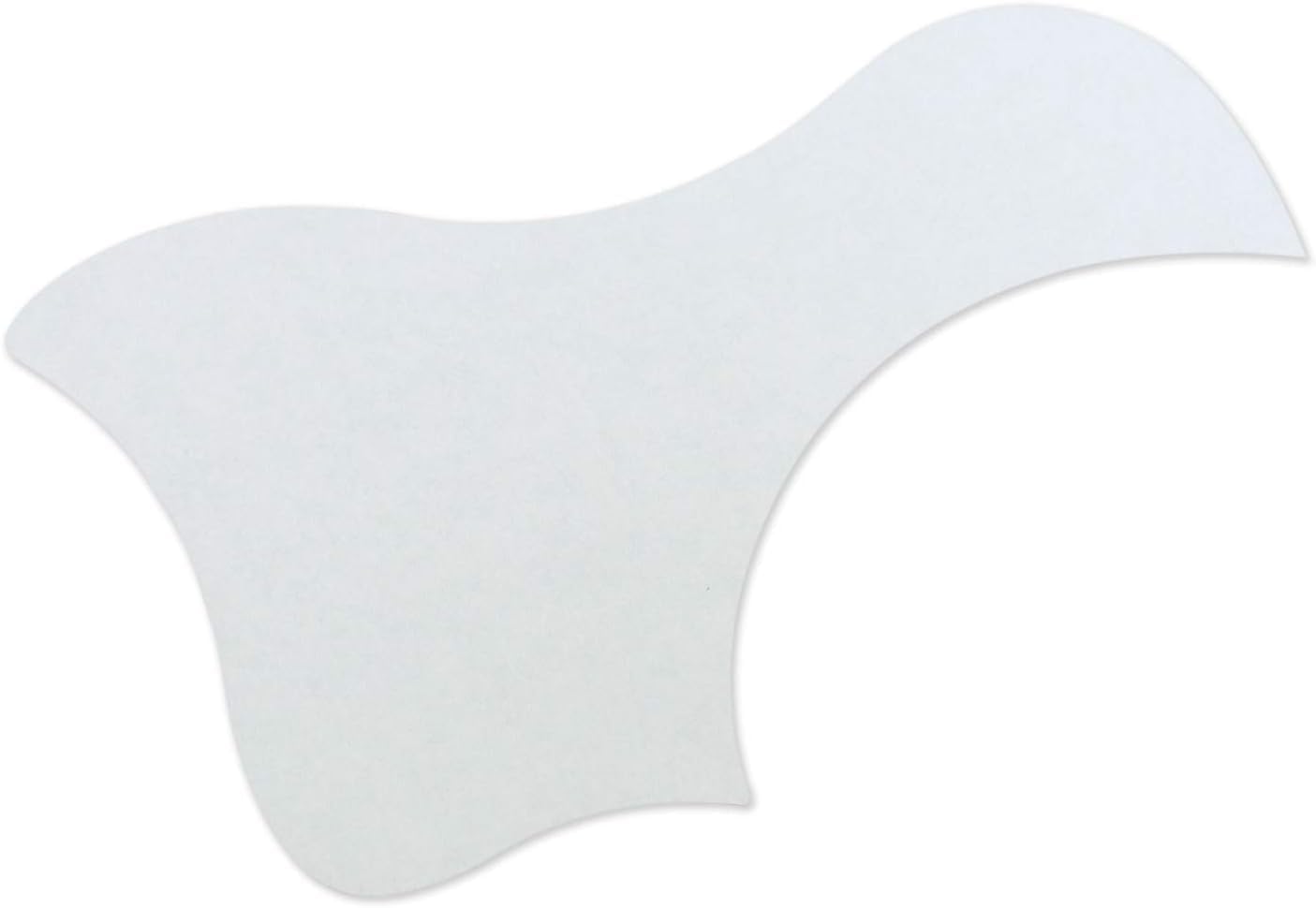 White, fish-scale patterned product on a white background