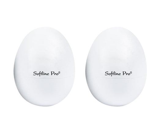 Two white oval objects with 'Soffline Pro' branding on a white background