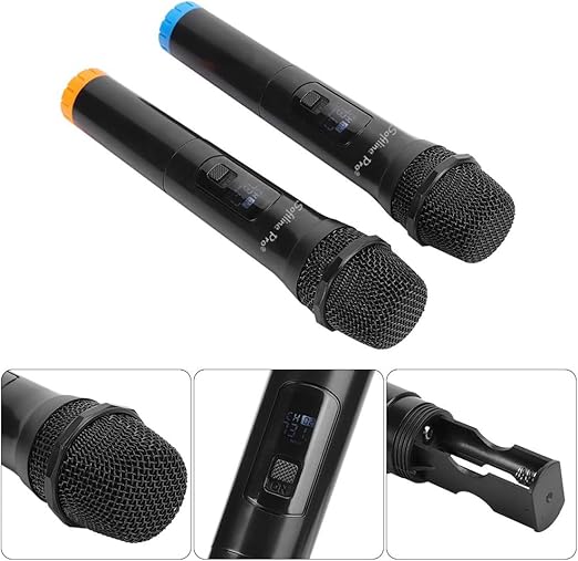 Unboxed Contents of Softline Pro SP DHWL MIC UHF Wireless Set