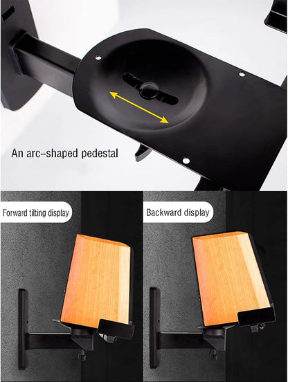 Heavy duty speaker wall bracket, 
Softline Pro SP WB010 Wall Mount Bracket with 20kg Load Capacity Shown in Diagram