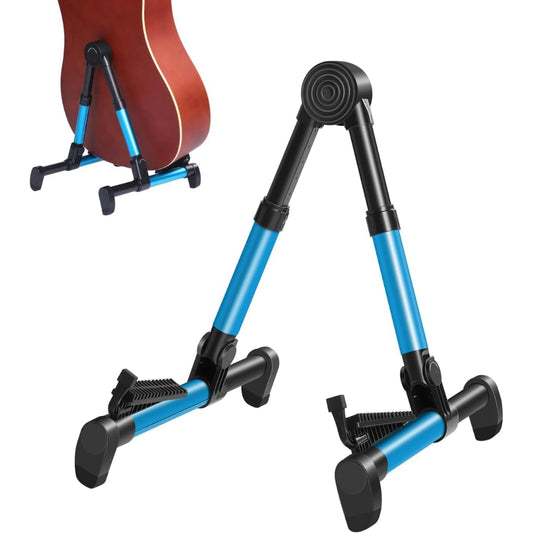 Softline Pro SP24-A folding guitar stand in silver with adjustable arms.