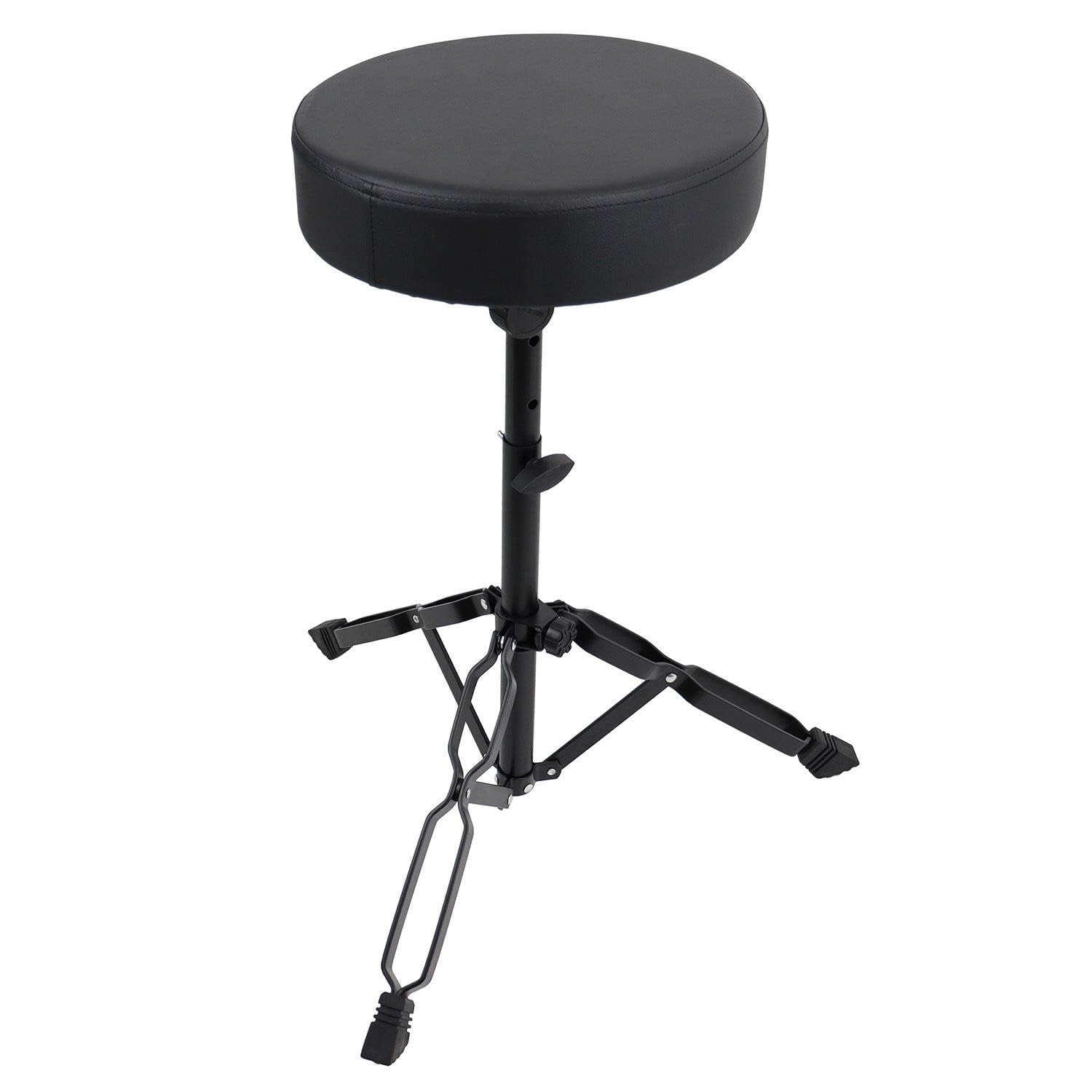Heavy-duty padded drum throne seat for drummers and musicians