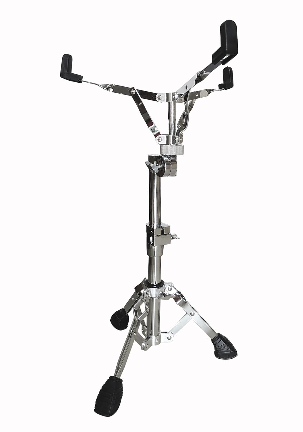 Drum snare stand on a white background