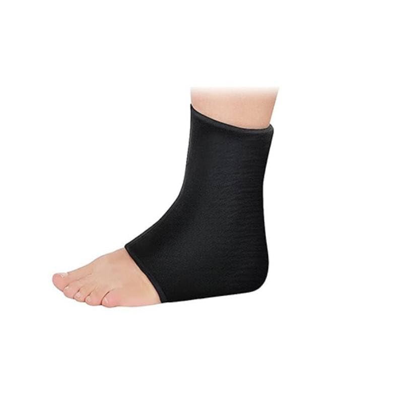 Black ankle support on a white background