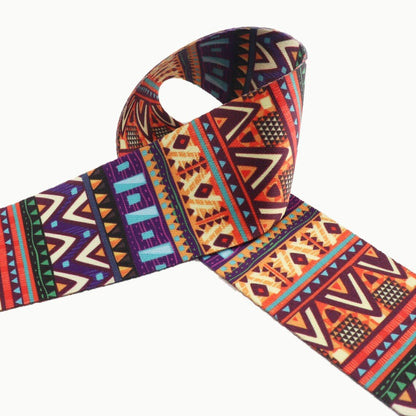 Gibz's Guitar Strap with Picks Pocket Printed Polyester Adjustable Wide Strap for Guitar, Electric, Acoustic Guitar, Modern Design, Ultra Comfortable Belt (GS002)