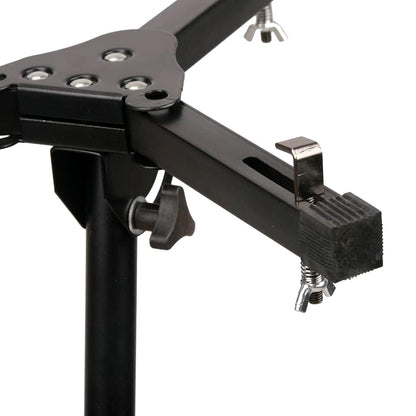 Close-up of anti-slip rubber feet on SP-110 tripod