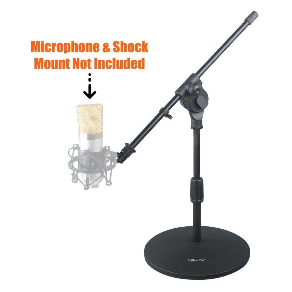 Heavy Duty Metal Round Base of Softline Pro SP 905 Microphone Stand