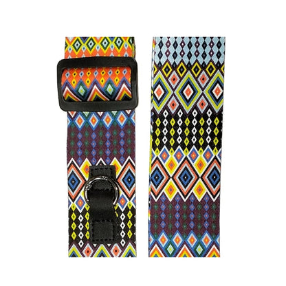 Gibz's Guitar Strap with Picks Pocket Printed Polyester Adjustable Wide Strap for Guitar, Electric, Acoustic Guitar, Modern Design, Ultra Comfortable Belt (GS004)