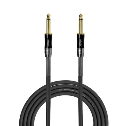 Softline Pro SPJJ300 6.35MM Mono Jack to 6.35MM Mono Jack 10 Ft/3 M Cable,Black