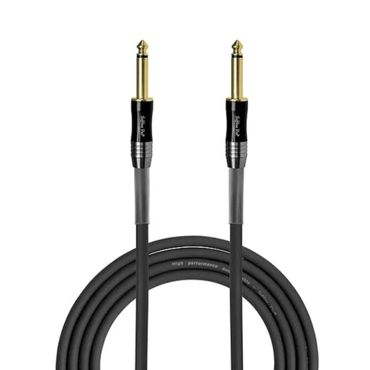 Softline Pro SPJJ300 6.35MM Mono Jack to 6.35MM Mono Jack 10 Ft/3 M Cable,Black