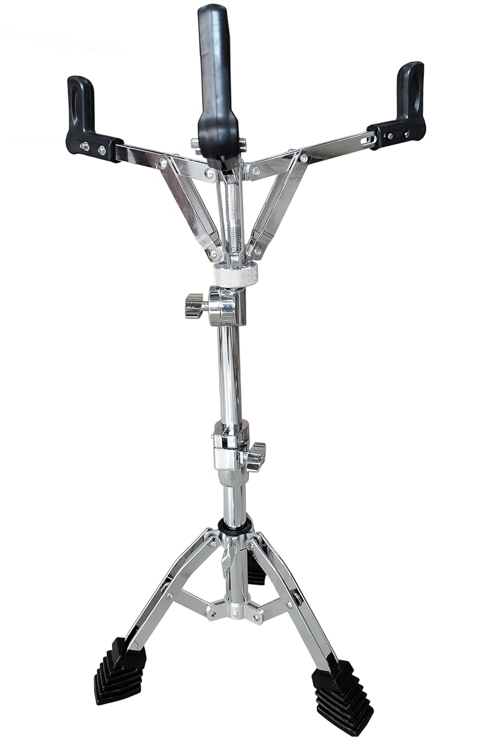 Drum snare stand on a white background
