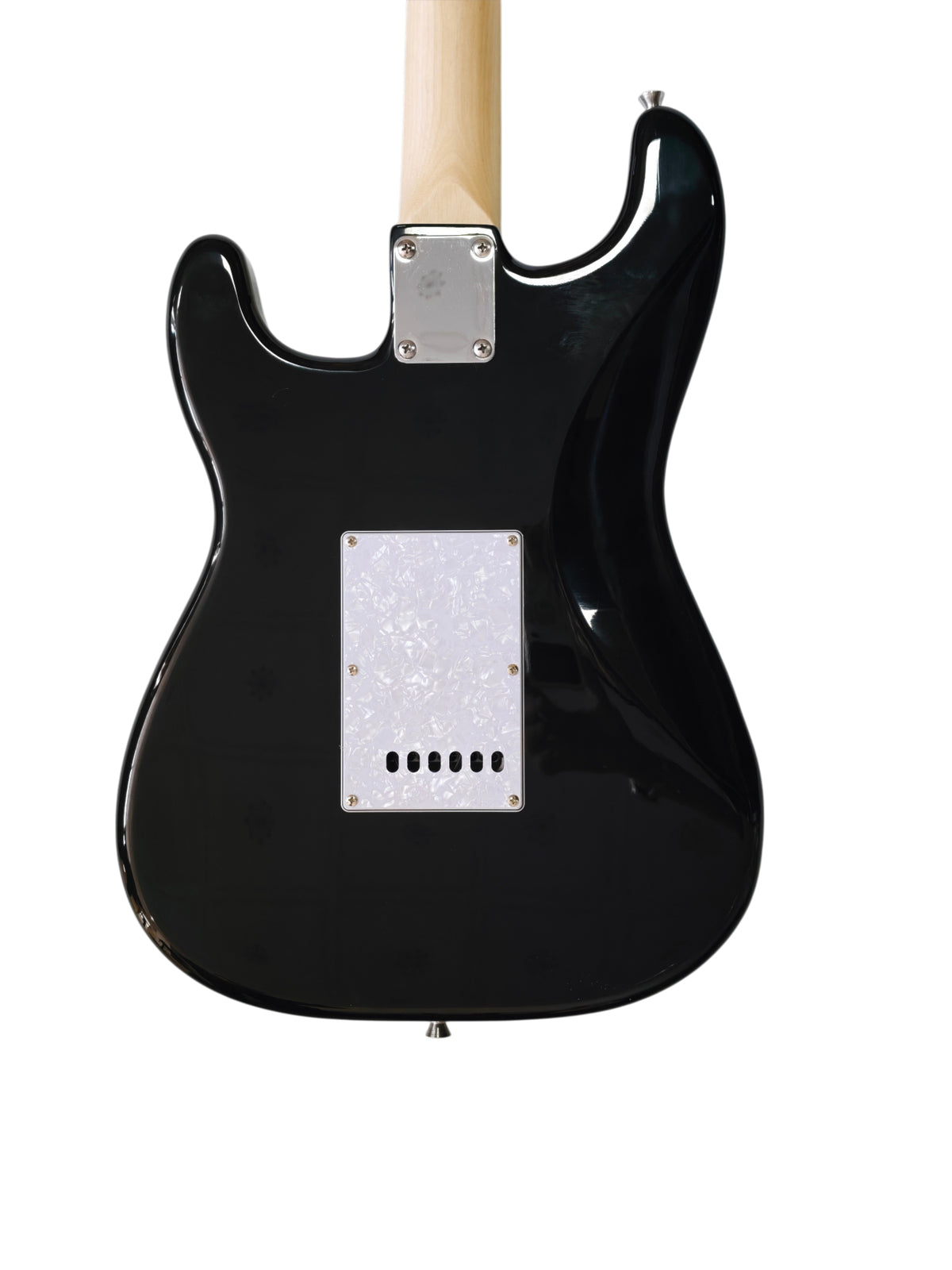 Gibz's Guitars TME 600 ST4 Pearlized Safeguard Electric Guitar (TME 600 BK)