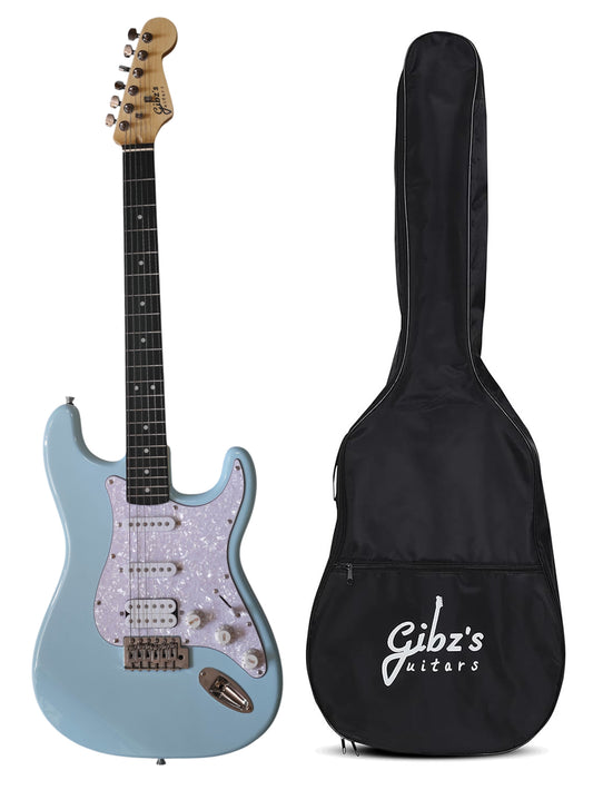 Gibz's Guitars TME 600 ST4 Pearlized Safeguard Electric Guitar (TME 600 LB)