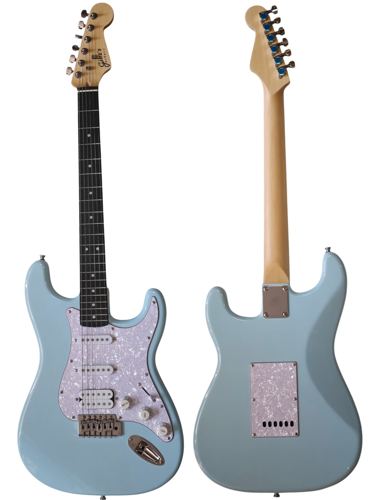 Gibz's Guitars TME 600 ST4 Pearlized Safeguard Electric Guitar (TME 600 LB)