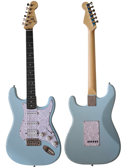 Gibz's Guitars TME 600 ST4 Pearlized Safeguard Electric Guitar (TME 600 LB)