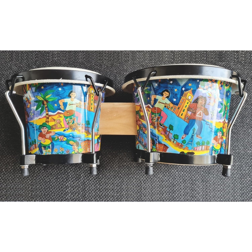 Softline Pro bongos featuring rubber feet to stabilize and protect surfaces
