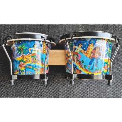 Softline Pro bongos featuring rubber feet to stabilize and protect surfaces