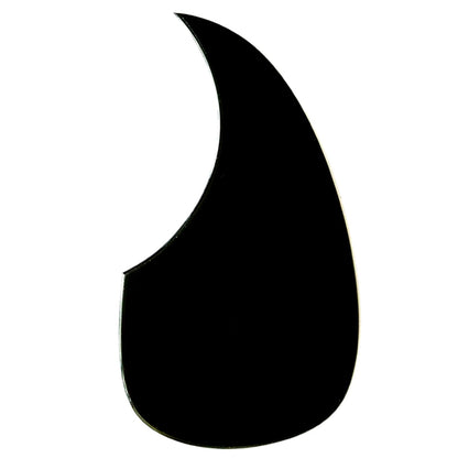 Black crescent moon shape on a white background