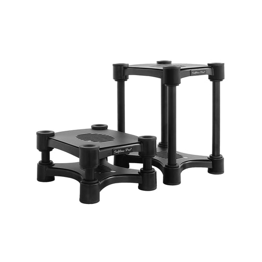 Softline Pro SP-ISO108 Isolation Studio Monitor Stand Height & Tilt Adjustable Black - Pack of 2 Pcs