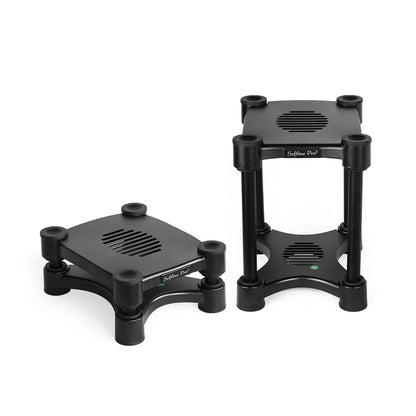 Softline Pro SP-ISO108 Isolation Studio Monitor Stand Height & Tilt Adjustable Black - Pack of 2 Pcs