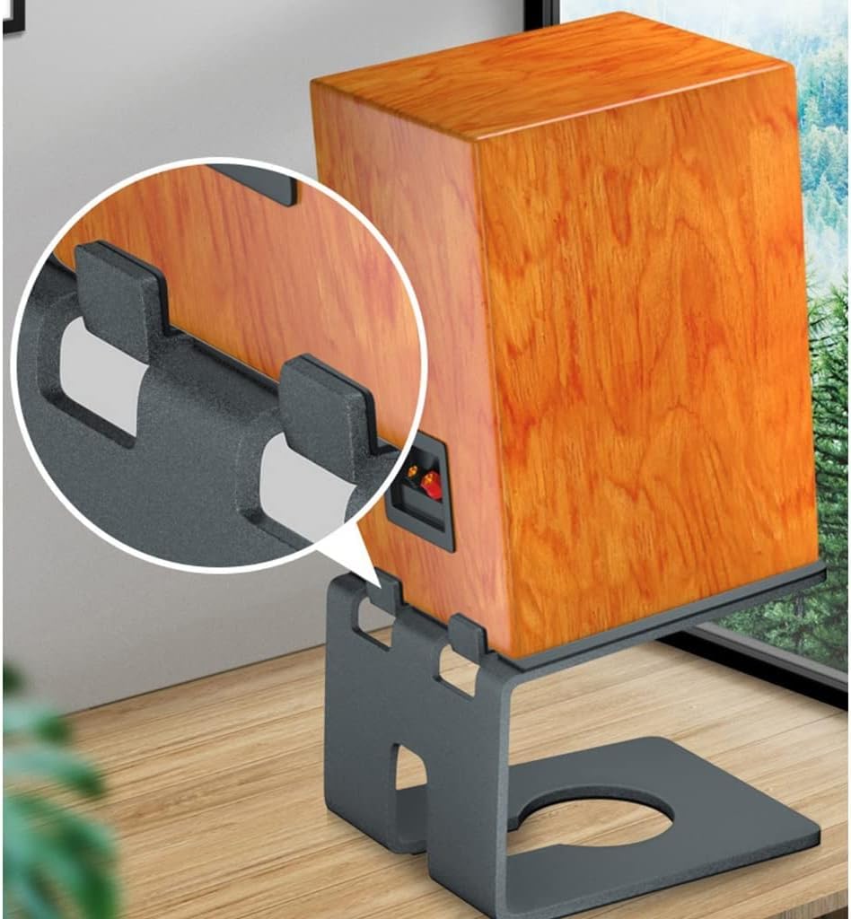 Two Softline Pro desktop speaker stands side by side, designed to support dual monitor setup for studio use.