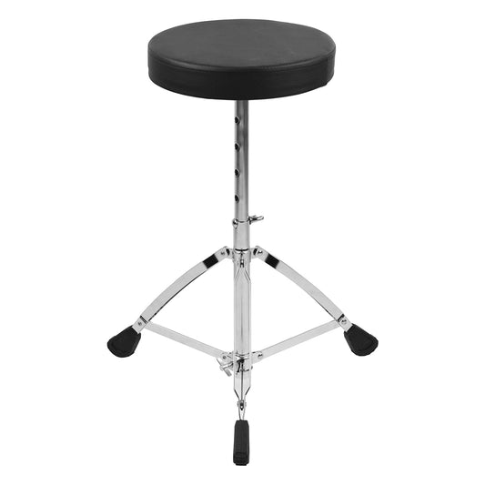 Softline Pro SP36-C chrome height adjustable drum throne with padded round seat