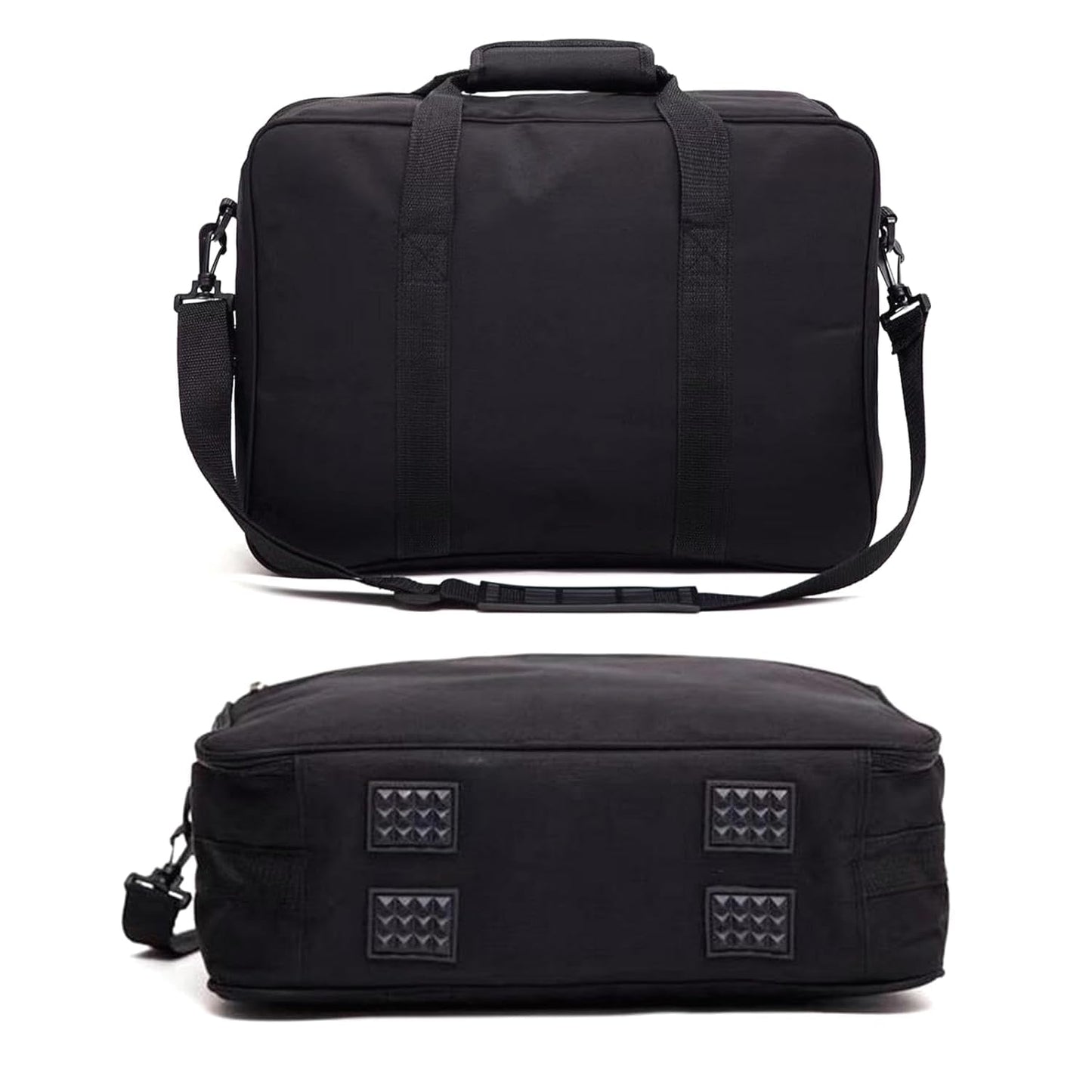 "Carrying bag included with Softline Pro SP44 double bass drum pedal."