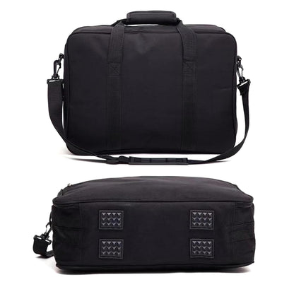 "Carrying bag included with Softline Pro SP44 double bass drum pedal."