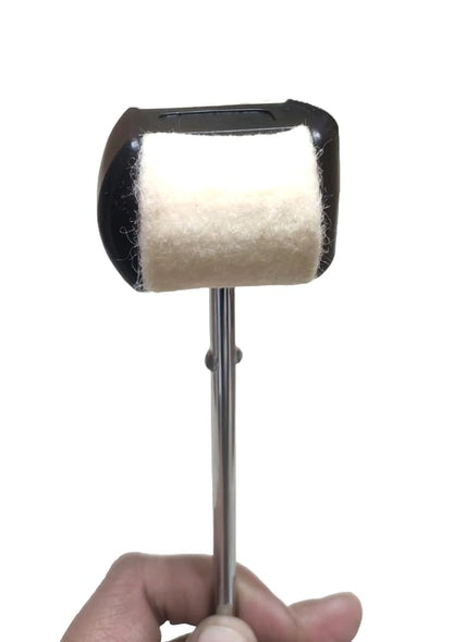 Side angle showing the thickness and bounce of the 8-inch and 10-inch muted pads
